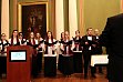 Heiterer Abschluss durch den Kammerchor des Universittschors mit der Hauptsatzkantate des Mathematikers Friedrich Wille (19351992)